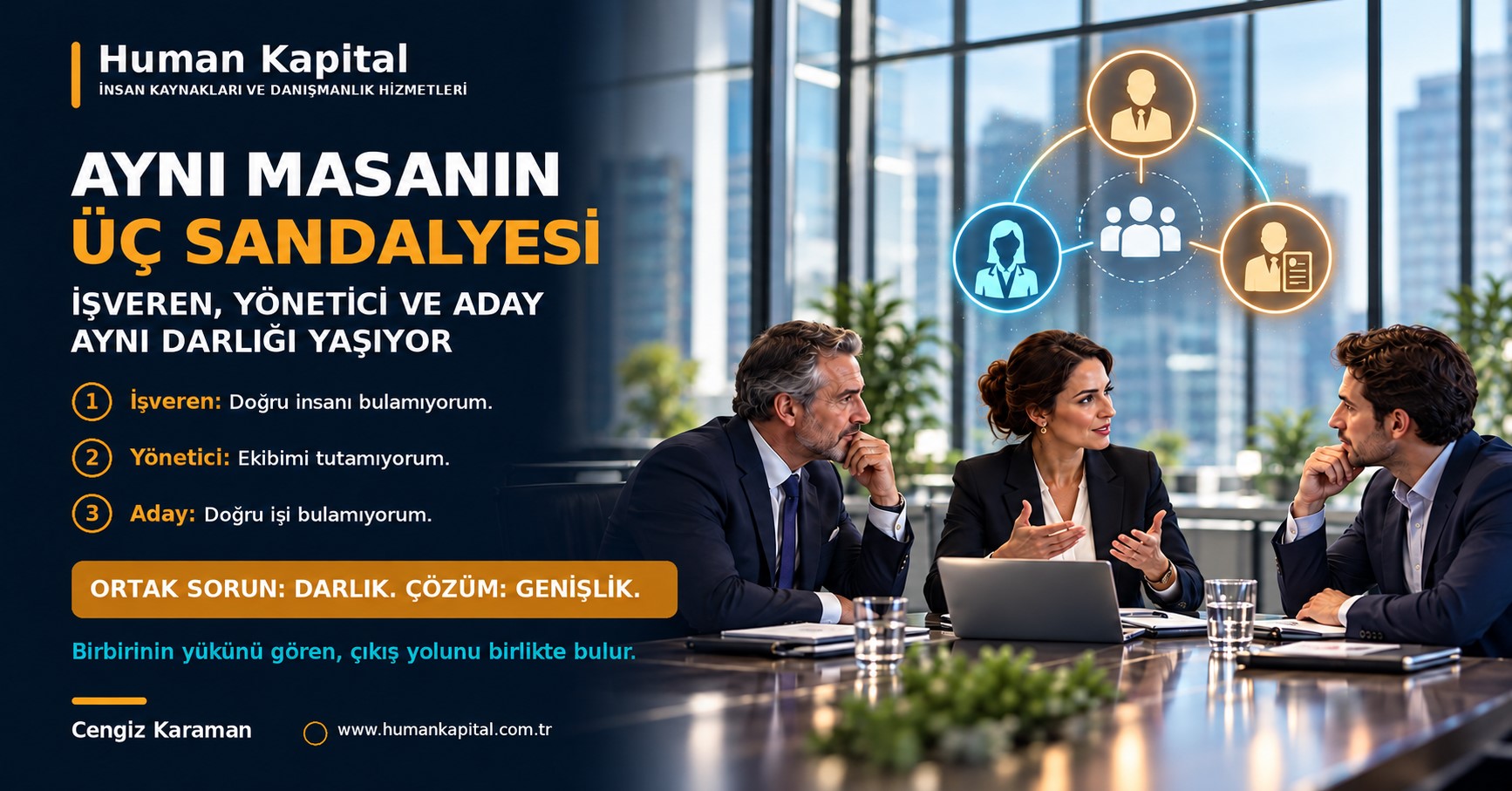 Aynı Masanın Üç Sandalyesi: İşveren, Yönetici ve Aday Aynı Darlığı Yaşıyor!