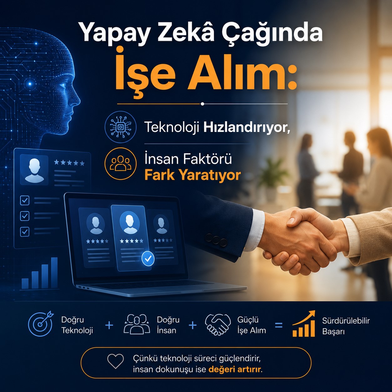 Yapay Zekâ Çağında İşe Alım: Teknoloji Hızlandırıyor, İnsan Faktörü Fark Yaratıyor